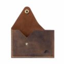 Tsuki leather card holder rwa tan