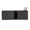 Leather Bifold Wallet A-Slim Kihaku Grey