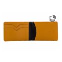 Leather Bifold Wallet A-Slim Kihaku Yellow
