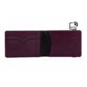 Leather Bifold Wallet A-Slim Kihaku Purple