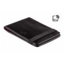 Leather Bifold Wallet A-Slim Kihaku Black