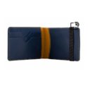 Leather Bifold Wallet A-Slim Kihaku Blue