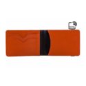 Leather Bifold Wallet A-Slim Kihaku Orange
