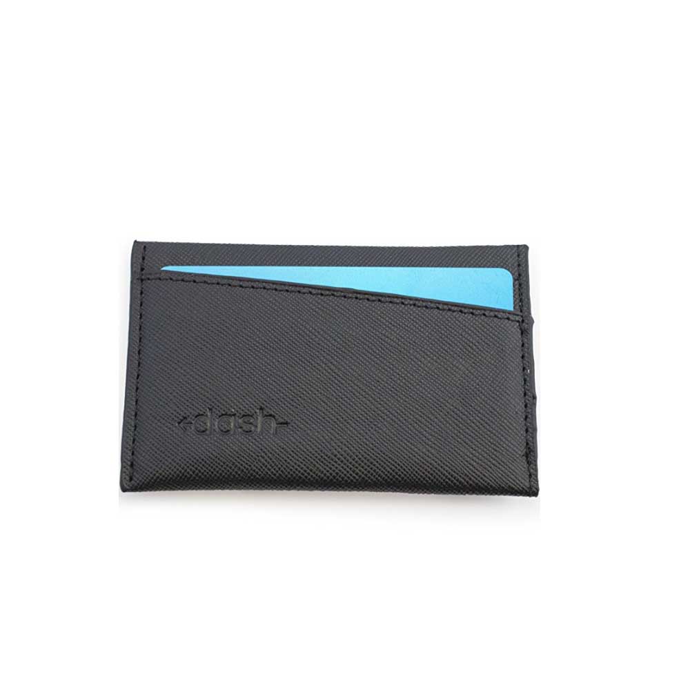 slim leather wallet dash