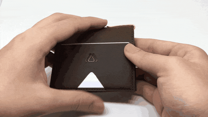 Kickstarter Leather Bifold Wallet Mark
