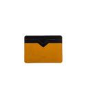 A-Slim Yaiba Leather Card Holder Mustard Yellow