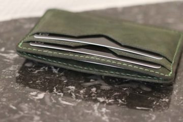 Leather card holder review Yaiba A-slim