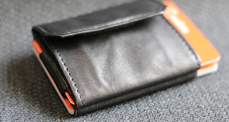 Jamie Jacobs Nano Pocket Review Leather Card Holder With Coin Pocket