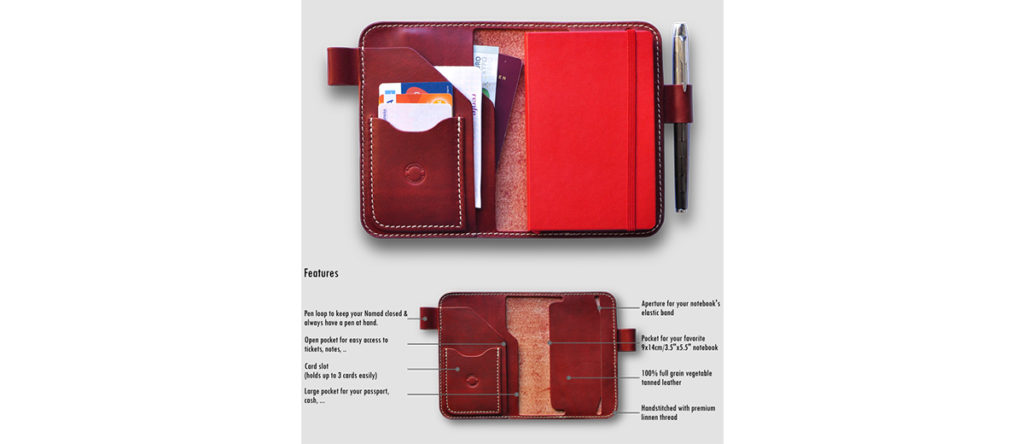 Kickstarter travel wallet Nomad
